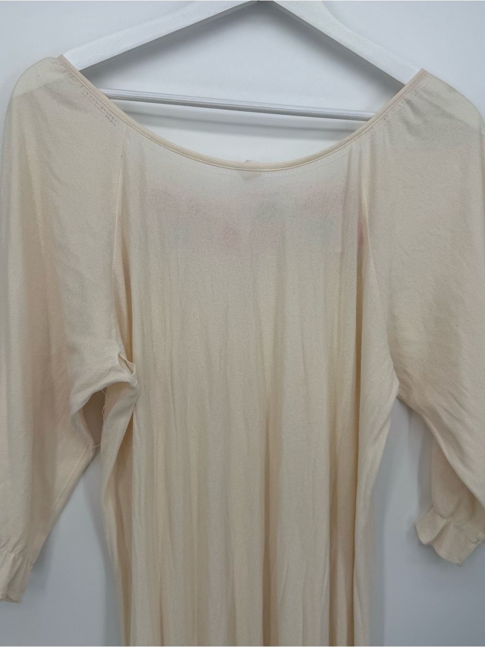 Vintage Flawed Nightgown Bundle Lot of 3 Pink Plaid Size Medium & Large Repair - Picture 3 of 16
